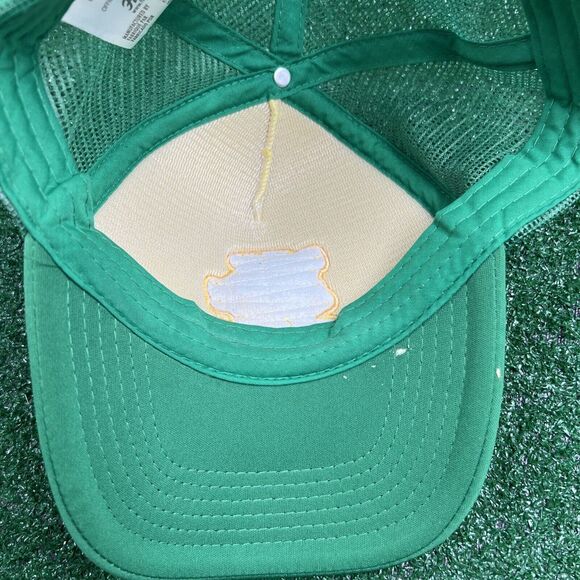 Camp '85 Know Where Stranger Things Funko Trucker Hat Yellow Green Adjustable - Picture 6 of 7